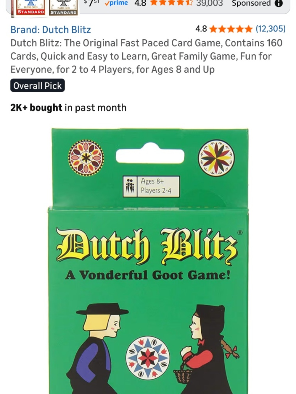 Dutch Blitz Card Game - Picture 2 of 3